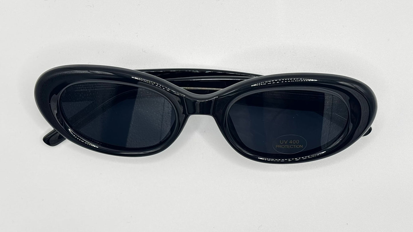 Cat-Eye Oval Sunglasses