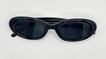 Cat-Eye Oval Sunglasses
