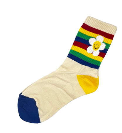 Colorful Flower Sock