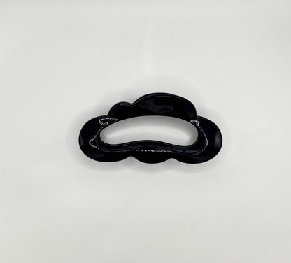 Cloud Hair Claw (White & Black)
