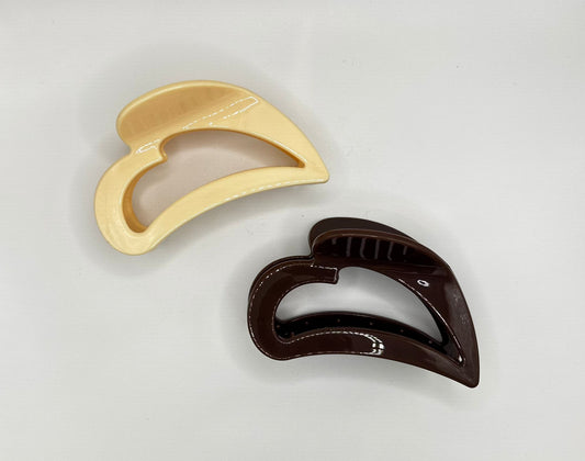 Classic Heart Hair Claw (2 Colors)