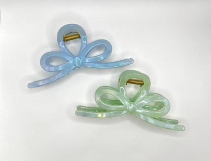 Mermaid Bow Hair Claw (4 Colours)