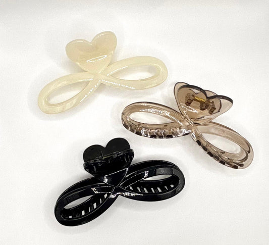 Bow Tie Hair Claw (3 Colors)