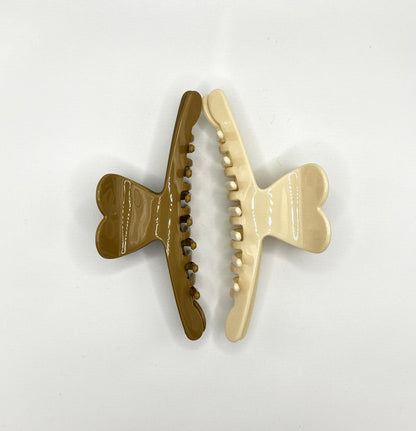 Twist Heart Hair Claw (3 Colours)