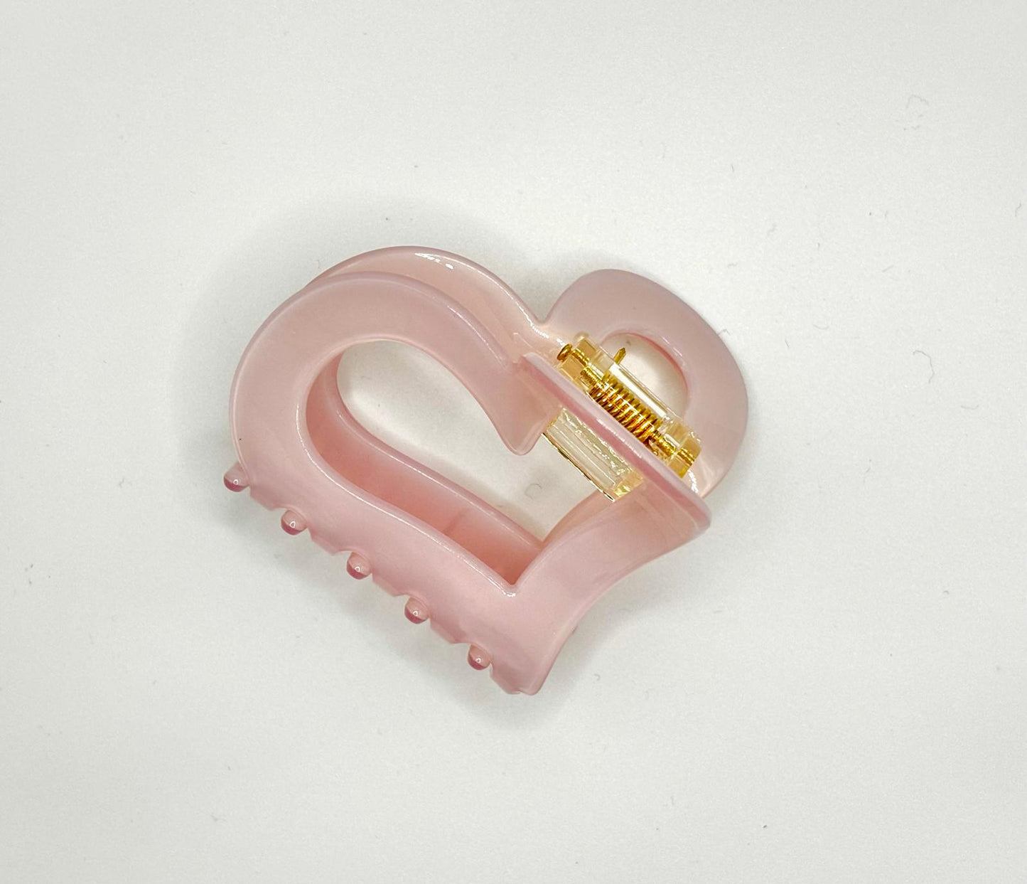 Pastel Lovely Heart Hair Claw (4 Colours)