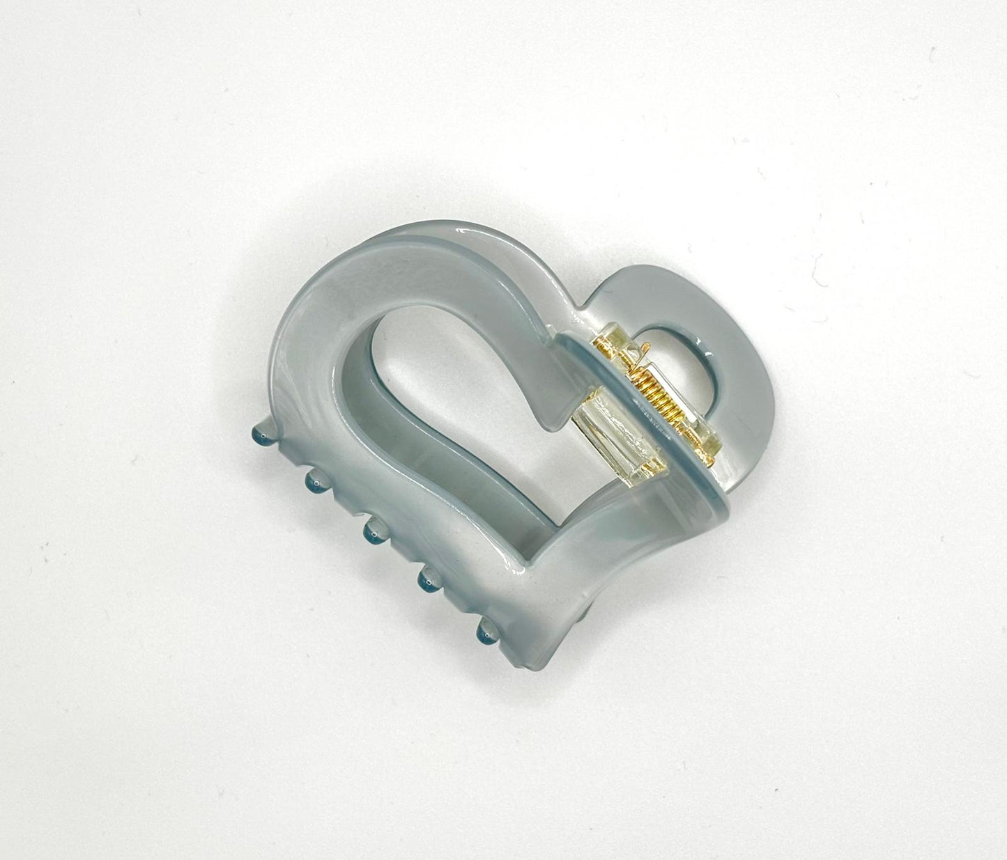 Pastel Lovely Heart Hair Claw (4 Colours)