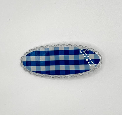 Plaid Cookie Hair Clip (3 Colours