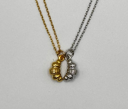 Croissant Necklace (Gold & Silver)