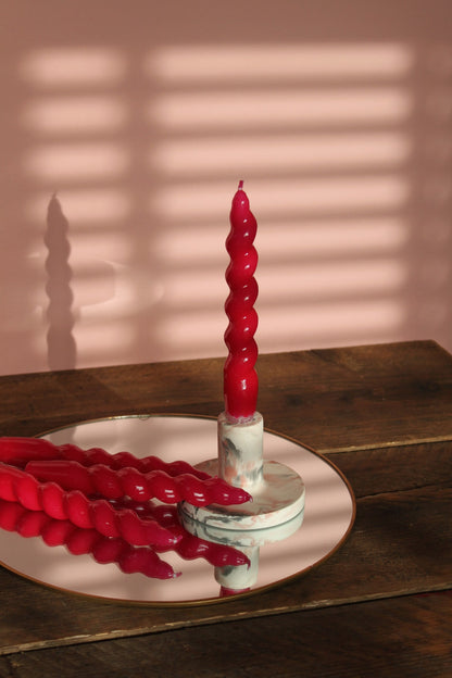 Maegan Candles - Spiral Taper Candle