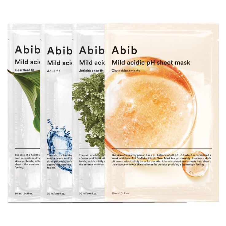 Abib - Mild Acidic pH Sheet Masks