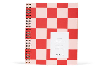 Notem - NELA Wirebound Spiral Notebook (Medium) (Green & Orange)