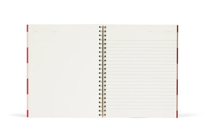 Notem - NELA Wirebound Spiral Notebook (Medium) (Green & Orange)