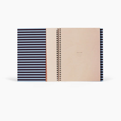 Notem - NELA Spiral Bound Notebook (Large) (Green, Bordeaux and Blue)
