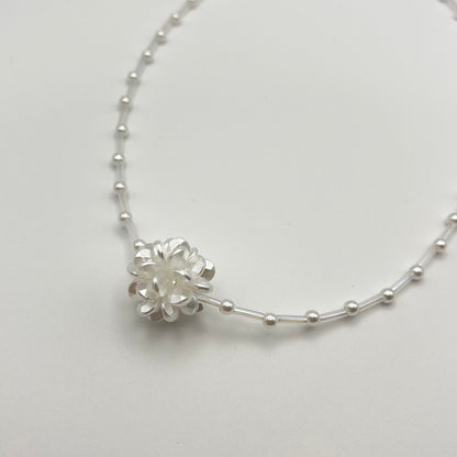 Blooming Burst Beaded Necklace