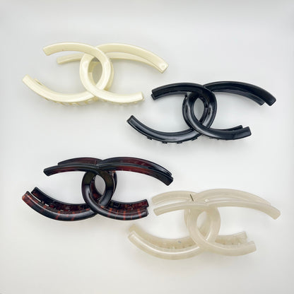 Cece Claw Clip (White, Cream, Black, Brown)