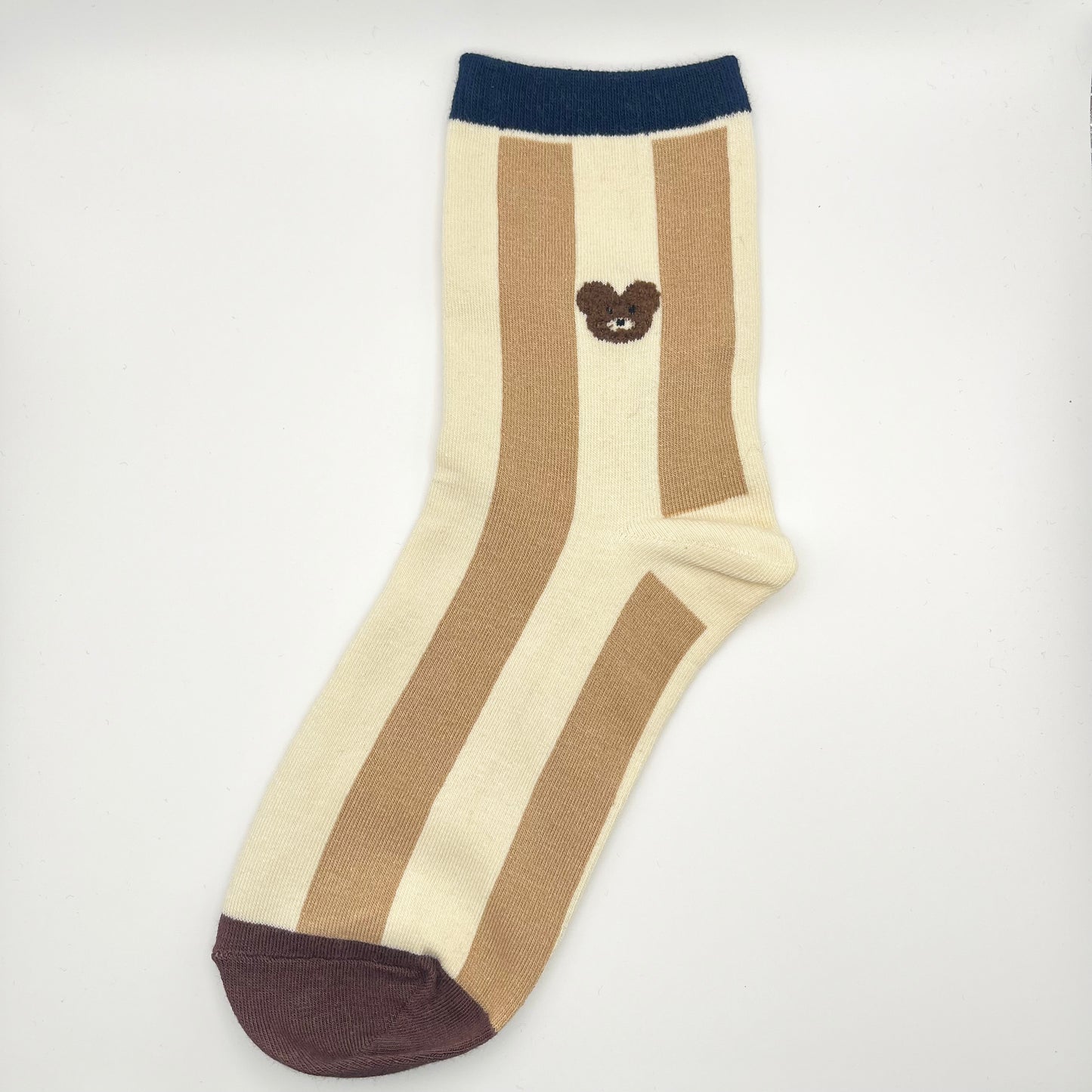 Teddy Patchwork Town Socks (4 styles)