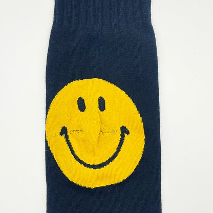Peekaboo Smiley Socks (Black, White)