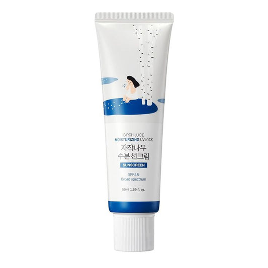 Round Lab - Birch Juice Moisturising Sun Cream SPF 50 + PA++++ (50ml)