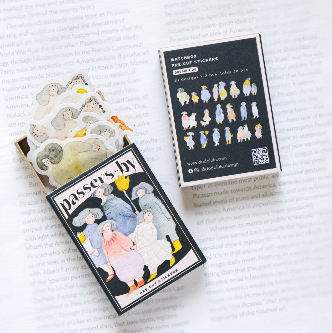 Matchbox 02 - Passers-by - Flake Stickers