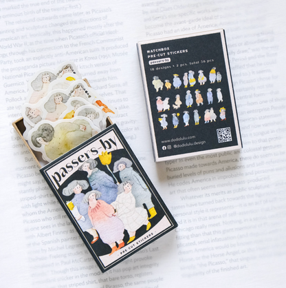 Matchbox 02 - Passers-by - Flake Stickers