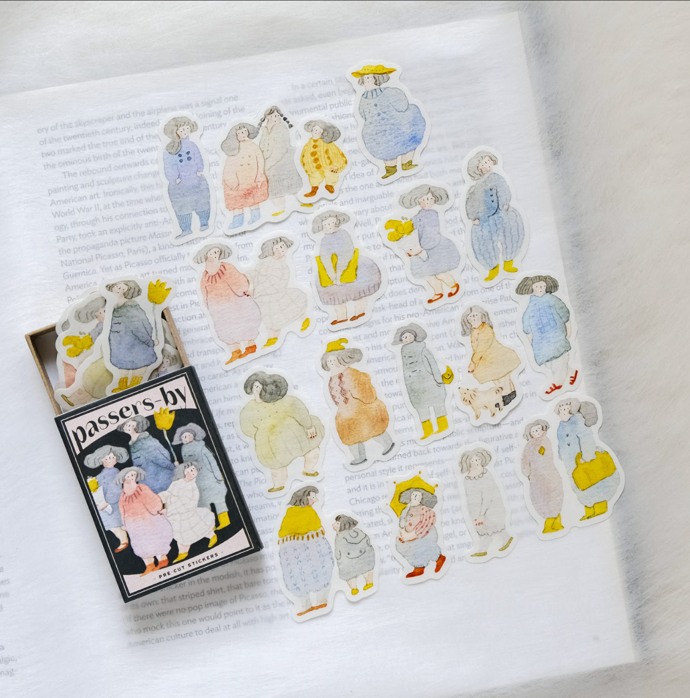 Matchbox 02 - Passers-by - Flake Stickers