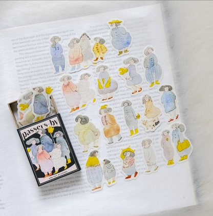Matchbox 02 - Passers-by - Flake Stickers