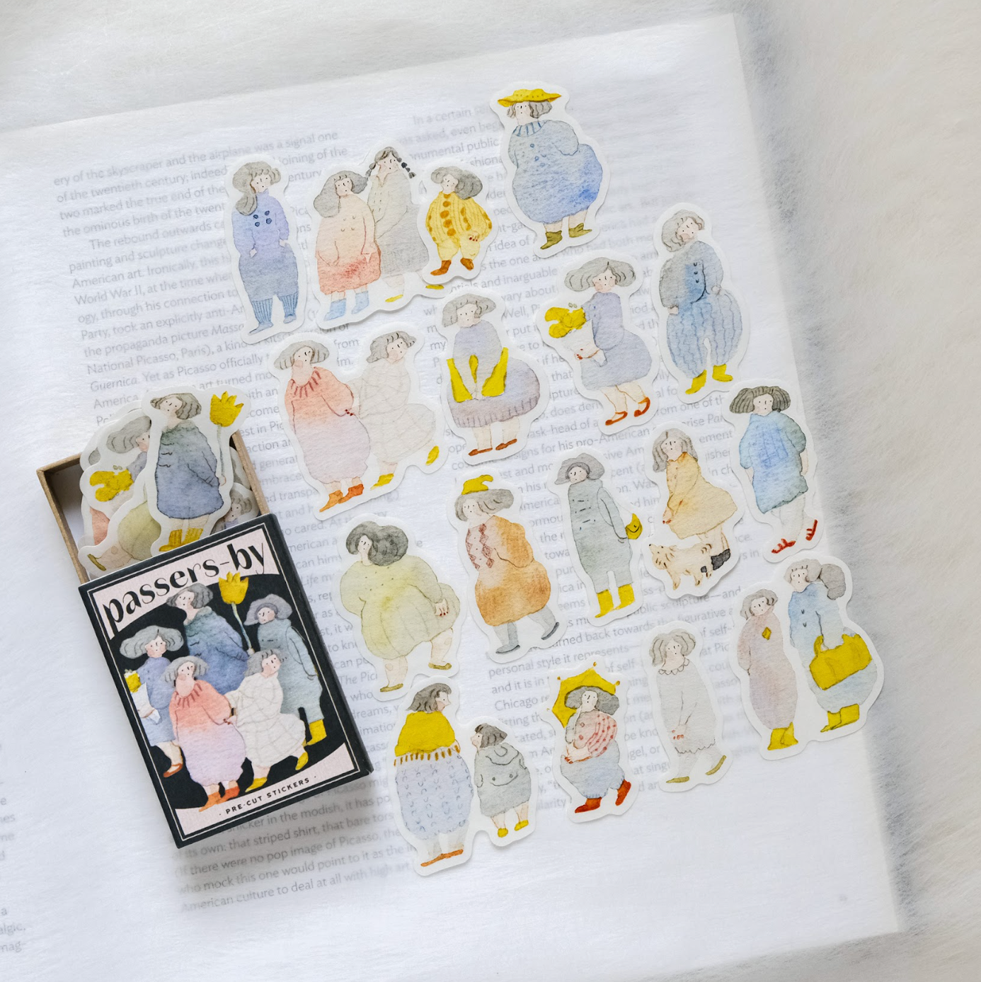 Matchbox 02 - Passers-by - Flake Stickers