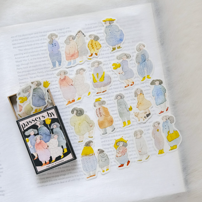 Matchbox 02 - Passers-by - Flake Stickers