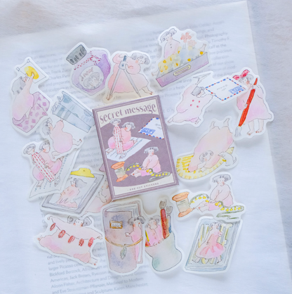 Matchbox 07 - Secret Message - Flake Stickers