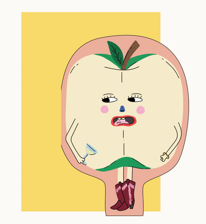 Hey Apple - Greeting Card