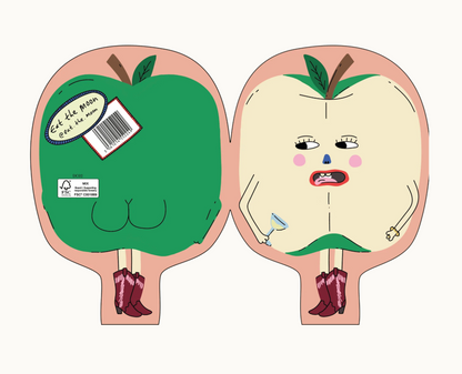 Hey Apple - Greeting Card