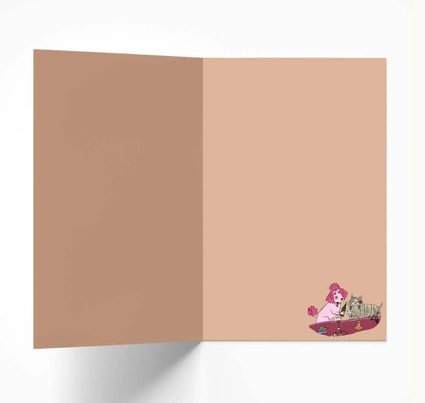 Let's Drink Wine and Talk Shit - Greeting Card