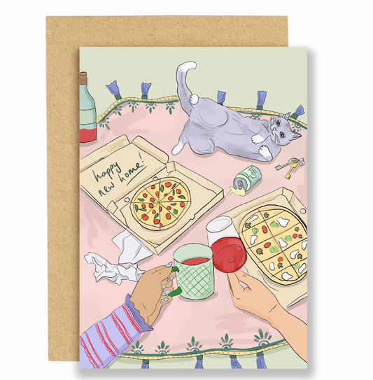 New Home Takeaway - Greeting Card