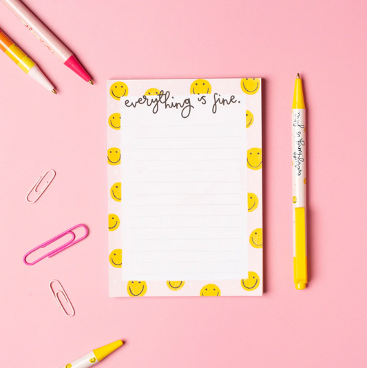 Oh Laura -  Everything is Fine Notepad
