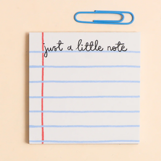 Oh Laura- Just a Little Note Memo Pad