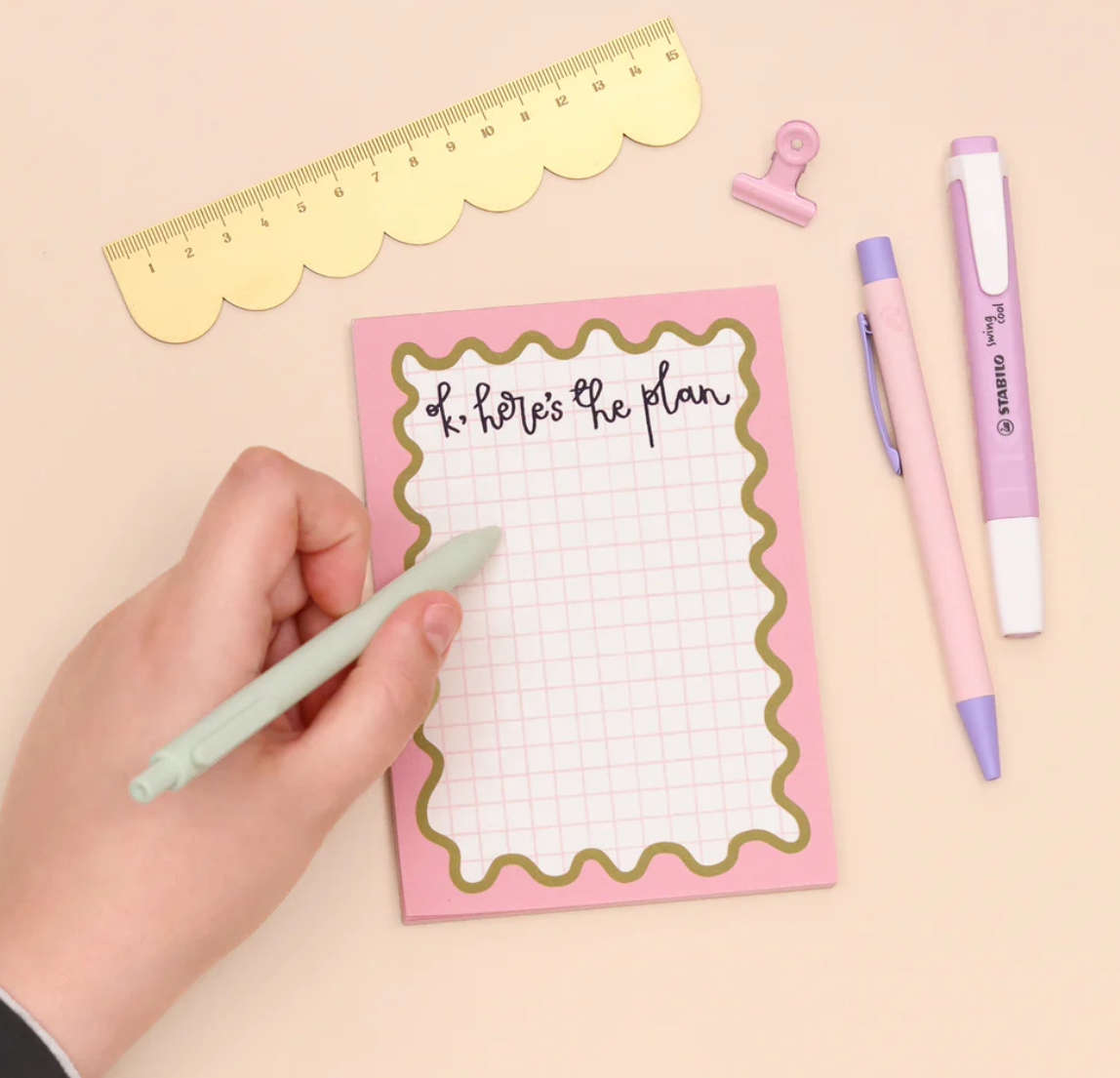 Oh Laura - A6 Notepad - Ok Here's the Plan