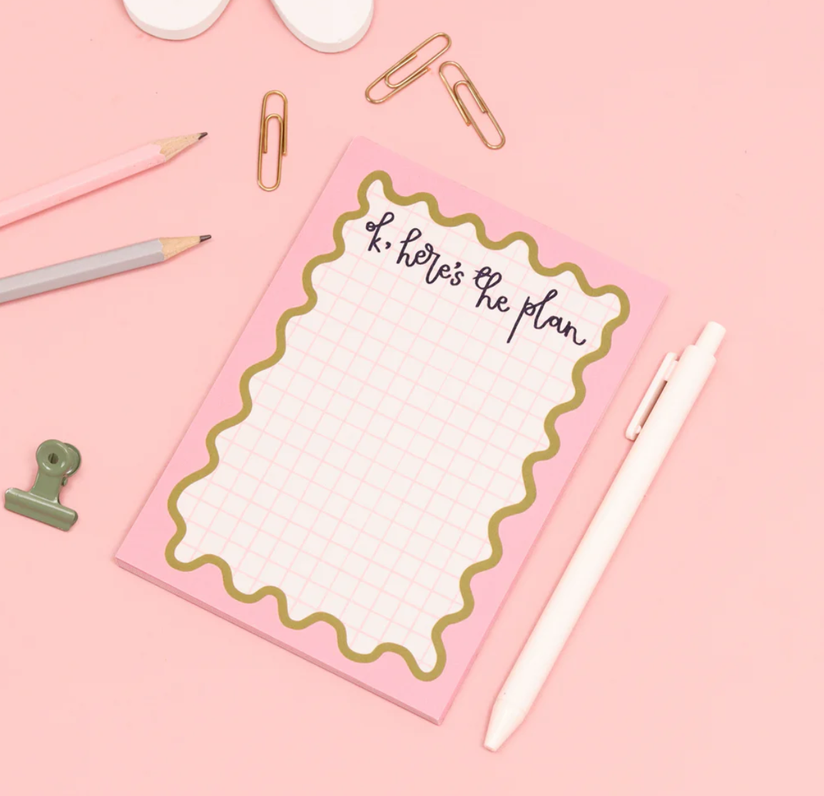 Oh Laura - A6 Notepad - Ok Here's the Plan