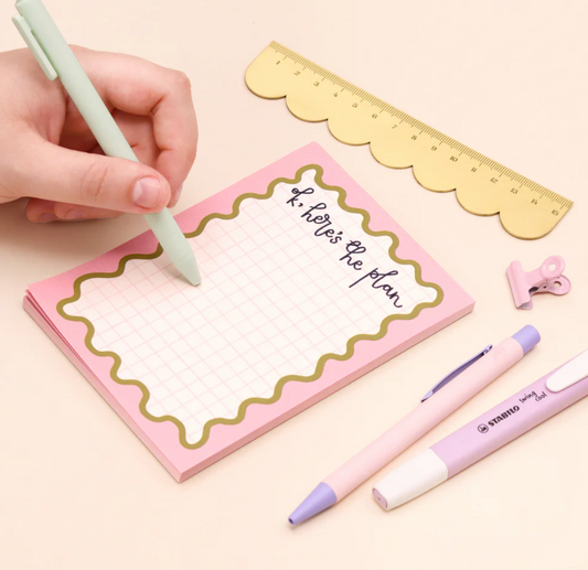 Oh Laura - A6 Notepad - Ok Here's the Plan