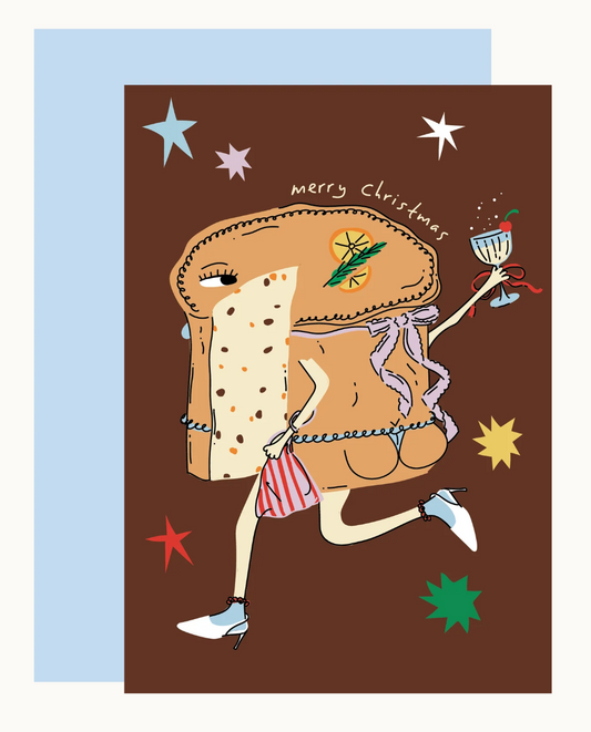 Panettone in Boots Christmas Card