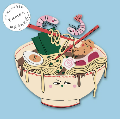 Ramen Birthday Magnet Card