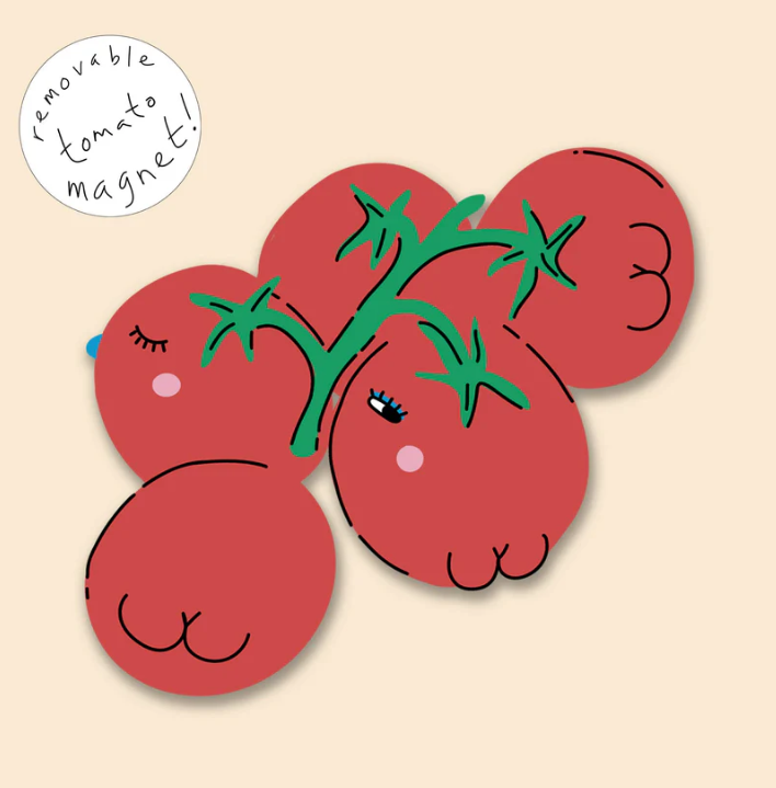 Tomato Magnet Greeting Card