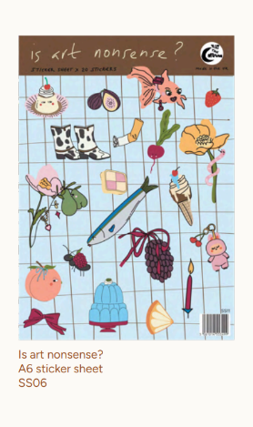 Is Art Nonsense? Eat The Moon Mini Stickers
