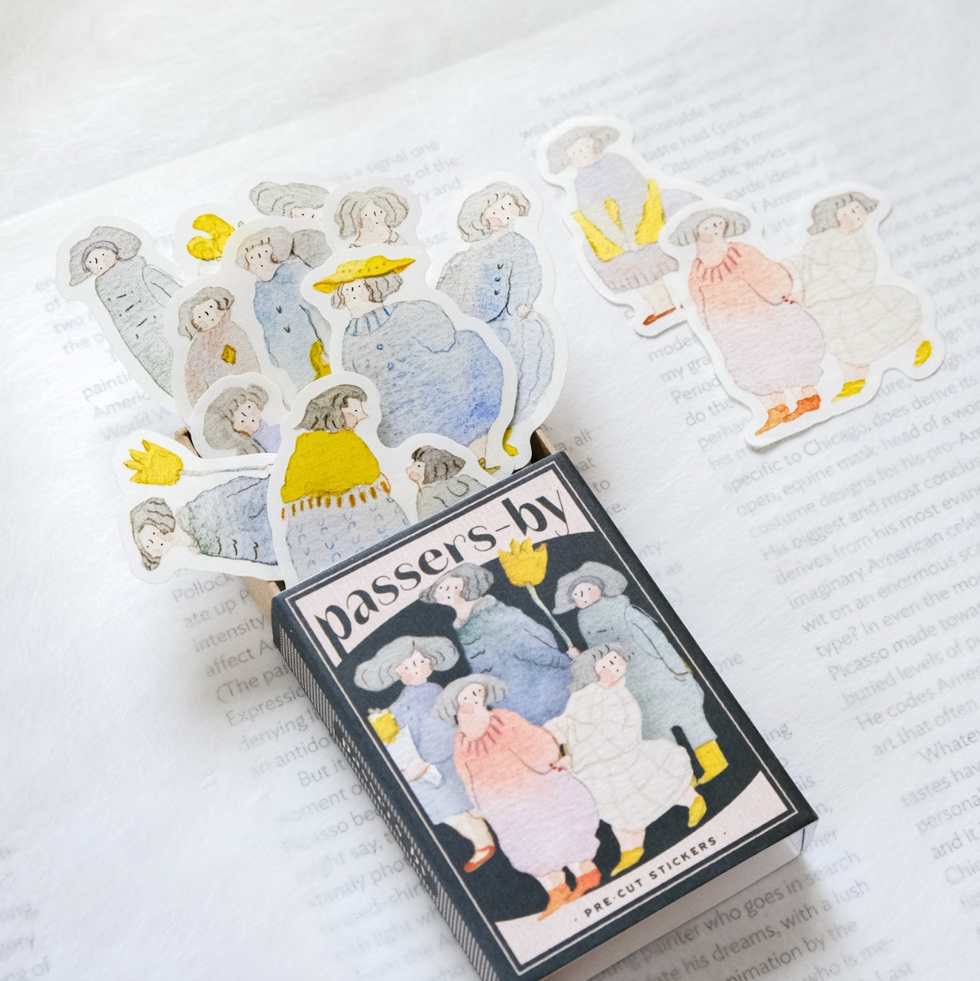 Matchbox 02 - Passers-by - Flake Stickers