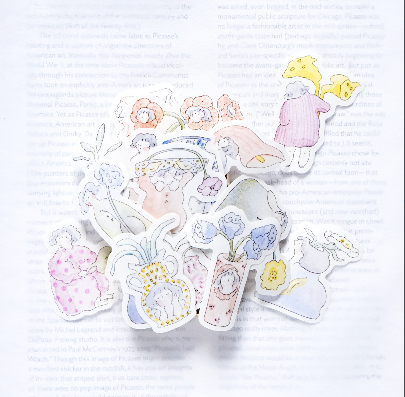 Matchbox 05 - Some Vases - Flake Stickers