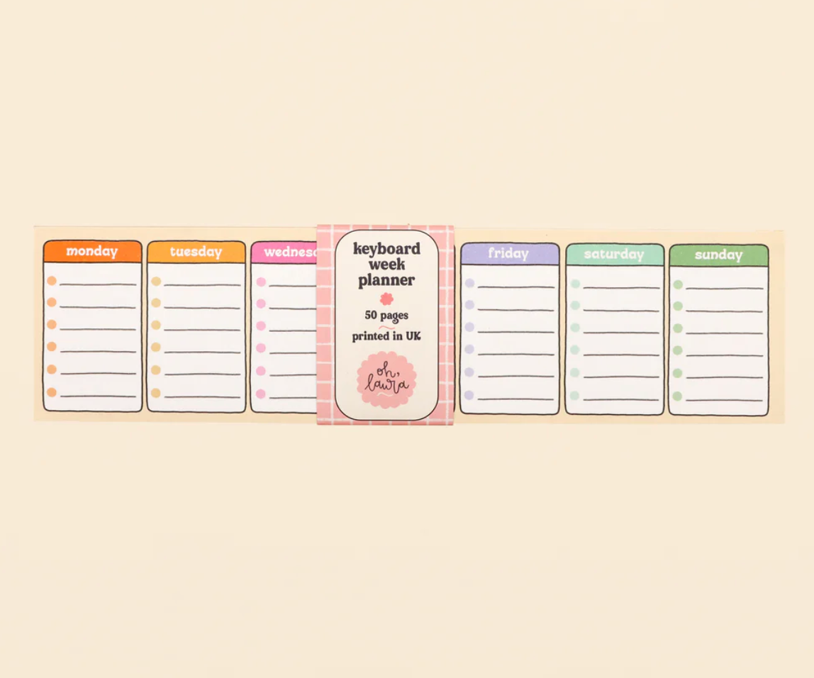 Oh Laura - Keyboard Week Planner