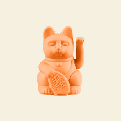 Mini - Peach Lucky Cat