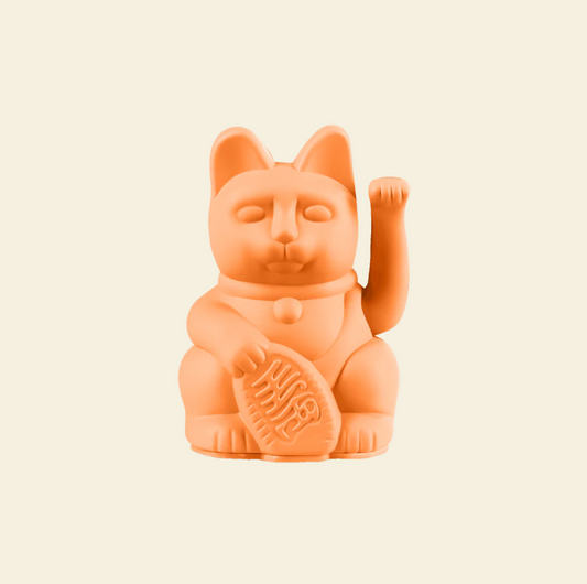 Mini - Peach Lucky Cat