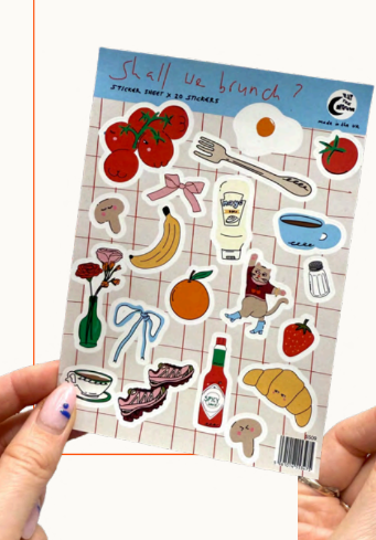 Eat The Moon Mini Sticker