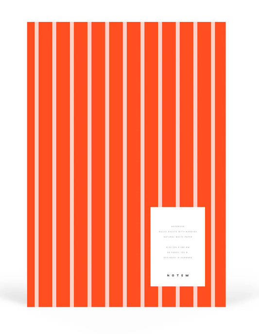 Notem - Vita Softcover Notebook - Large - Red & Pink