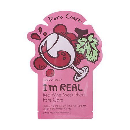 TONYMOLY- I'm Real - Red Wine Sheet Mask